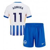 Maglia Calcio Brighton Simon Adingra #11 Prima Divisa Bambino 2024-25 Manica Corta (+ pantaloncini)